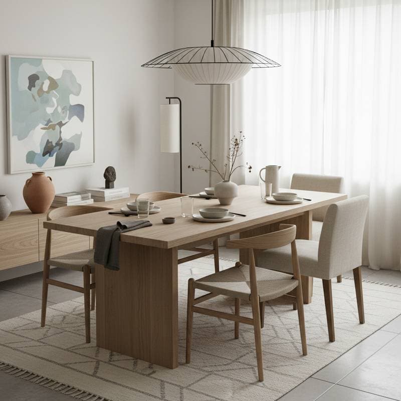 Image for Japandi Dining: Where Japanese Calm Meets Scandinavian Warmth