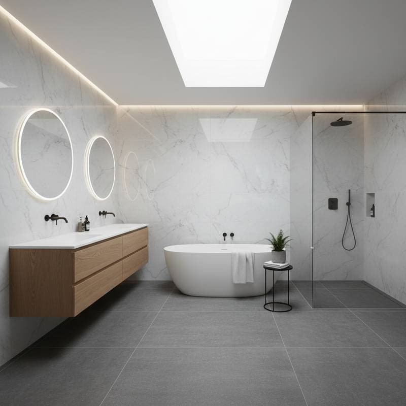 Featured image for Why Grout-Free Tiles Eliminate Bathroom Maintenance