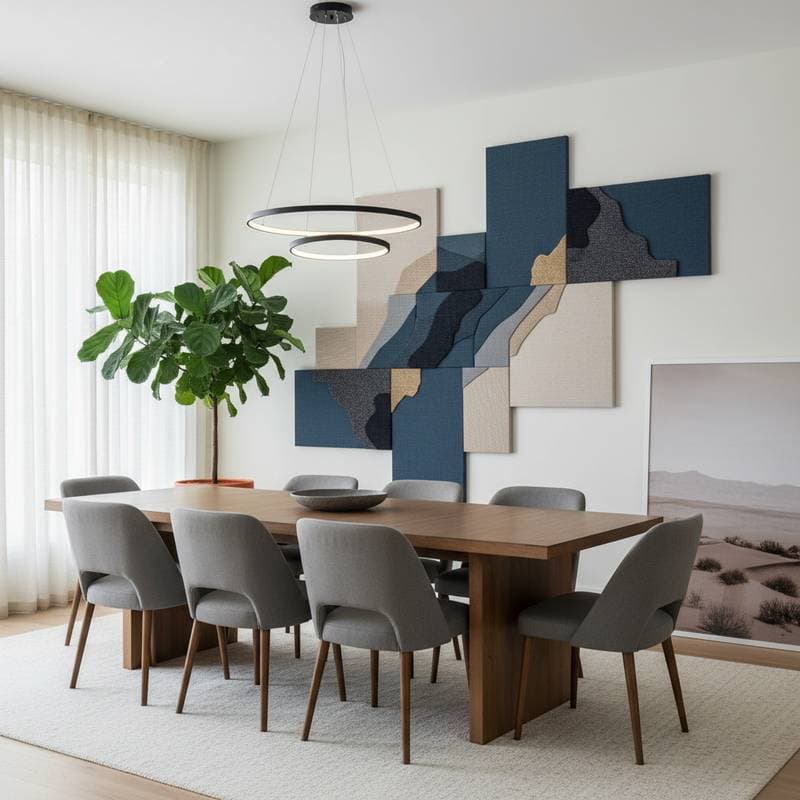 Image for Acoustic Art Panels Transform Dining Room Sound Quality
