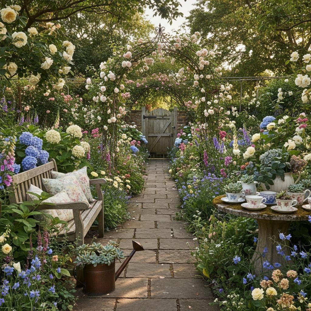 Featured image for Grandmillennial Gardens Blend Nostalgia With Nature