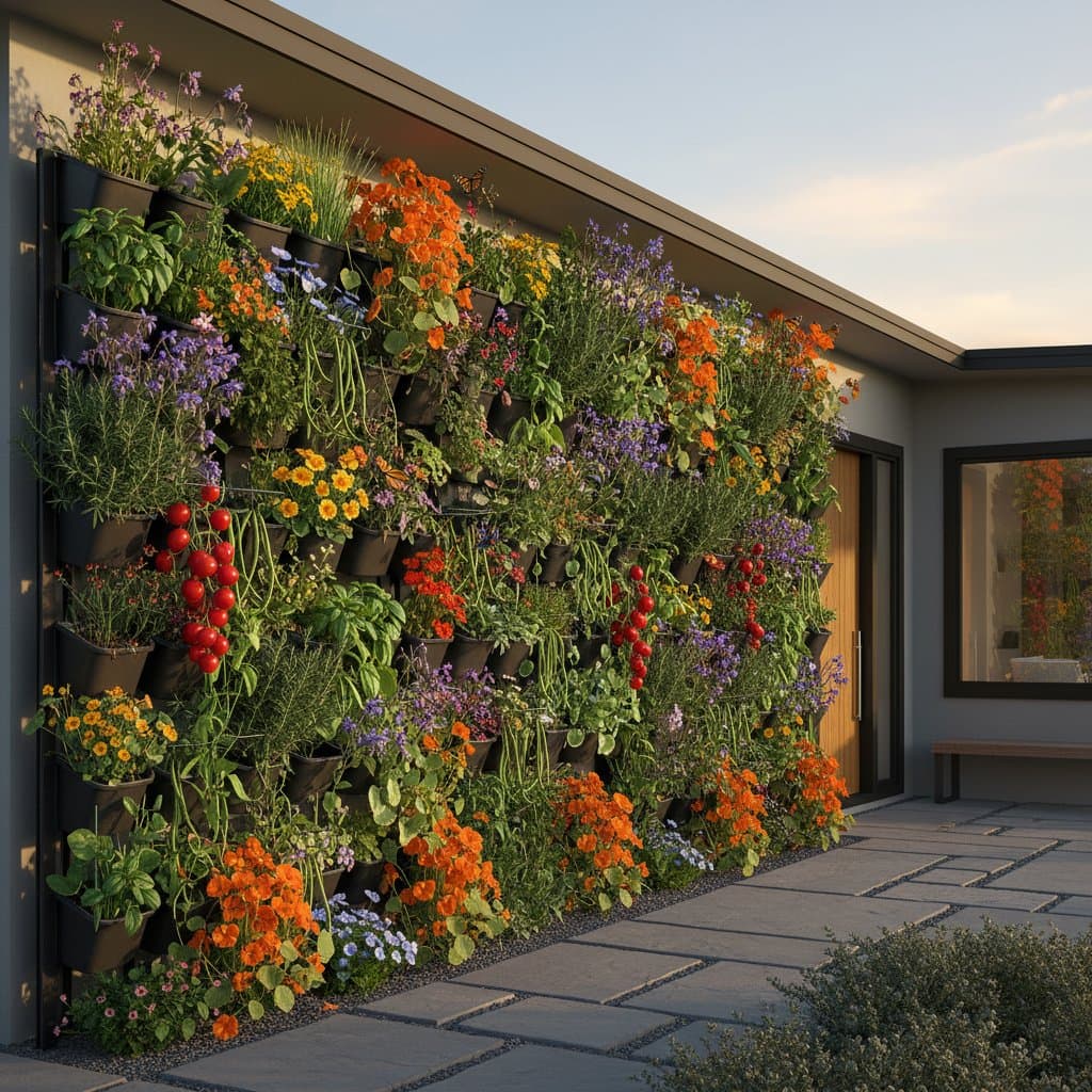 Image for Edible Flower Walls Bring Beauty You Can Harvest