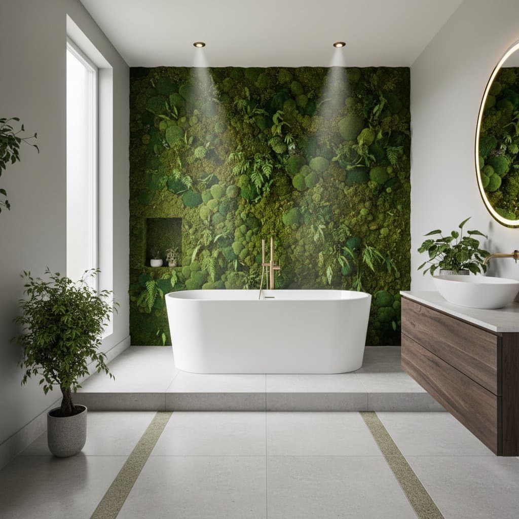 Image for Moss Walls Cut Bathroom Mold While Balancing Humidity
