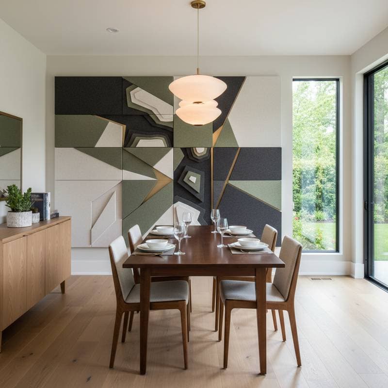Image for Acoustic Panels Double as Art in Dining Rooms