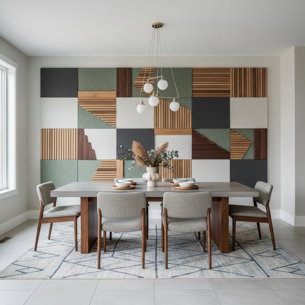 Image for Acoustic Panels Double as Dining Room Wall Art