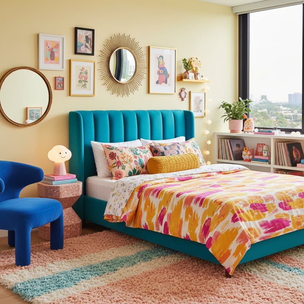 Featured image for Why Dopamine Decor Makes Bedrooms Feel Instantly Happier