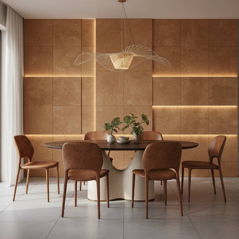 Image for Mushroom Leather Is Quietly Transforming Dining Spaces