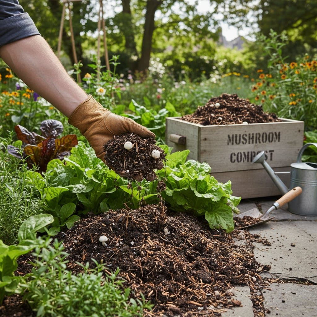 Image for Why Mushroom Compost Fixes Problem Soil Fast