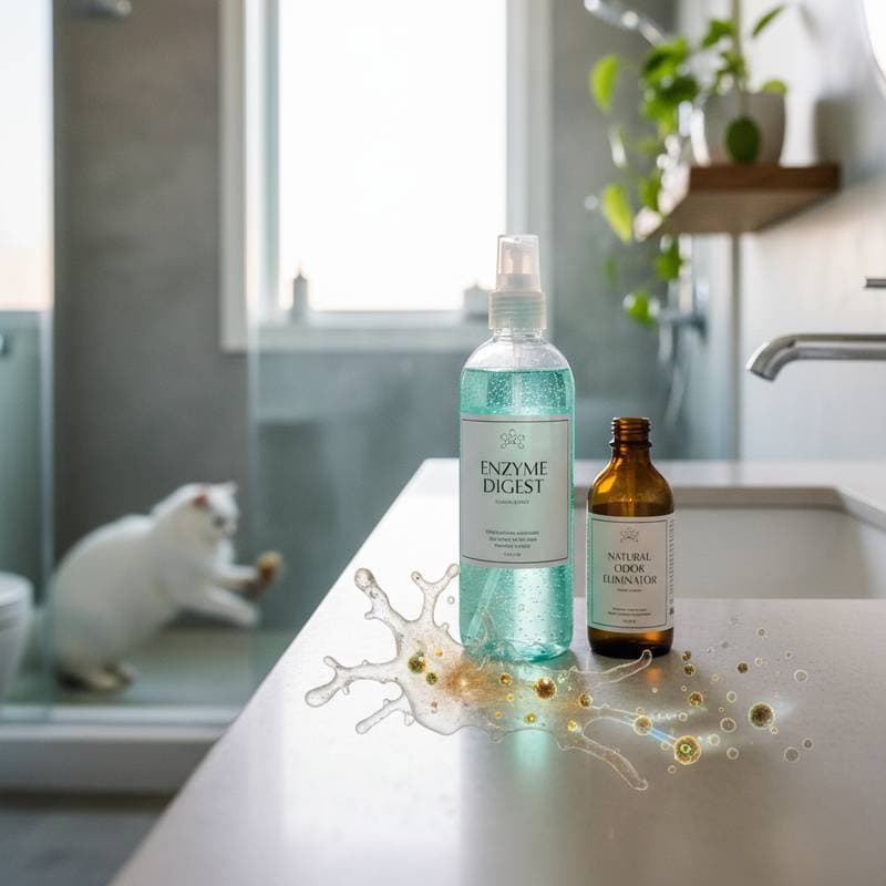 Image for Enzyme Cleaners Digest Odors Bleach Only Masks