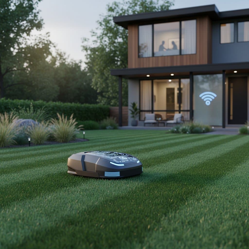 Image for AI Robot Mowers Cut Lawn Time While You Sleep