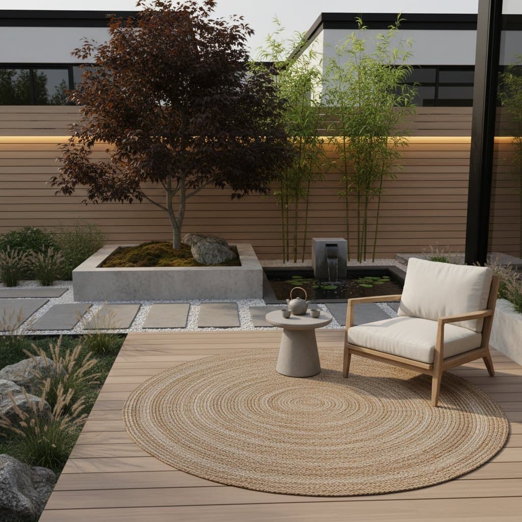 Image for Japandi Gardens Merge Japanese Zen with Nordic Warmth