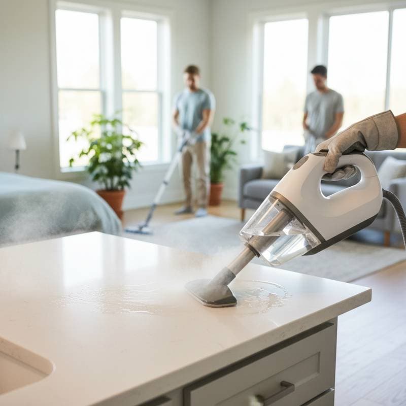 Image for Steam Cleaning Kills Germs Without Harsh Chemicals