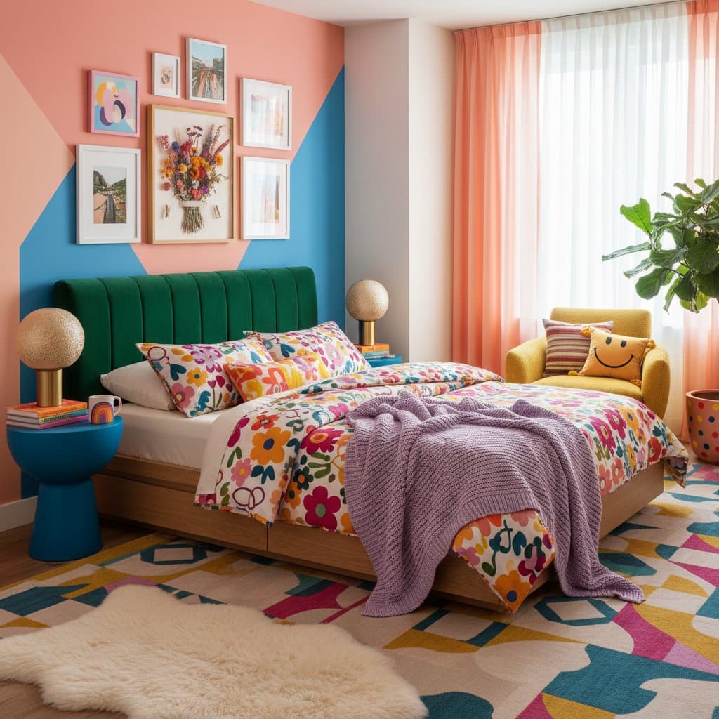 Image for Dopamine Decor Turns Bedrooms Into Mood-Boosting Spaces