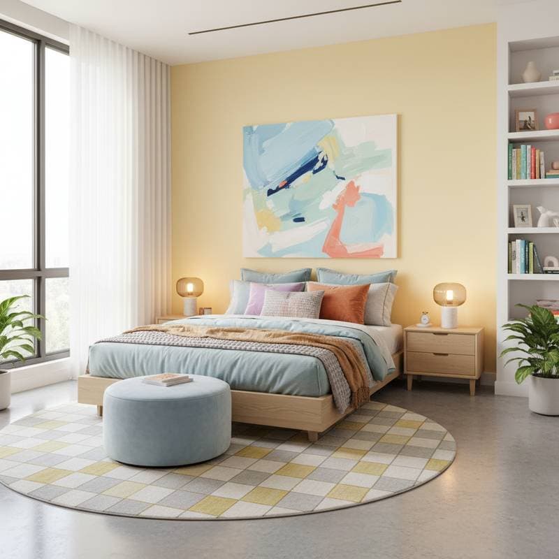 Image for Colors That Trigger Joy in Your Bedroom Space