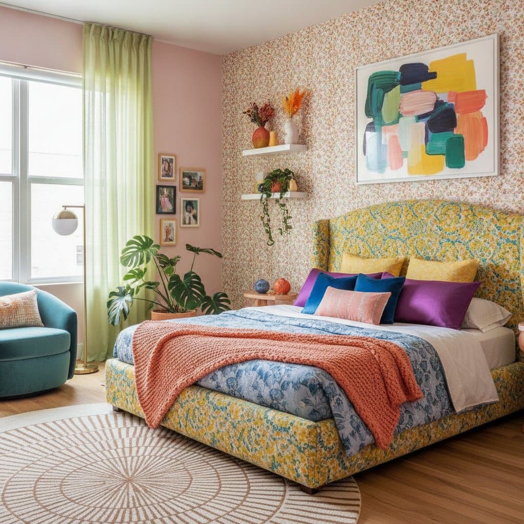 Featured image for Dopamine Decor Turns Dull Bedrooms Into Joyful Spaces