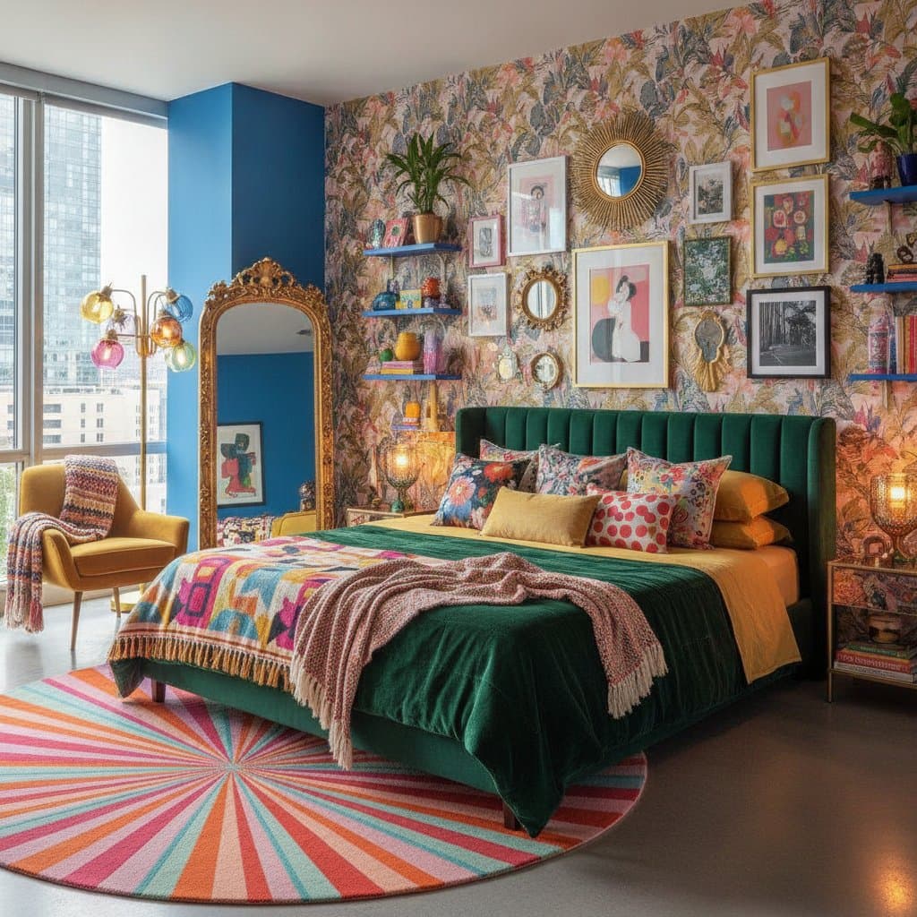 Featured image for Dopamine Decor Brings Maximalist Bedrooms Back