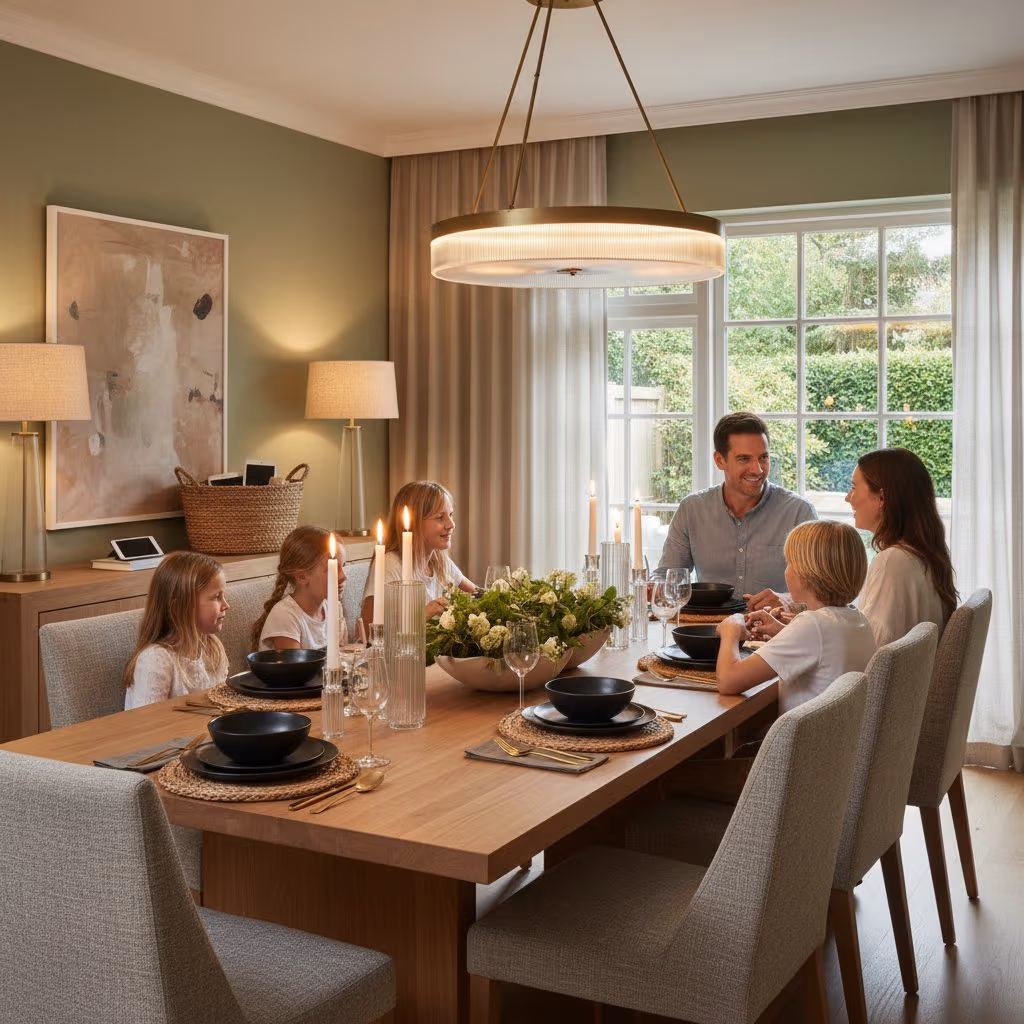 Image for Why Unplugged Dining Rooms Strengthen Family Bonds