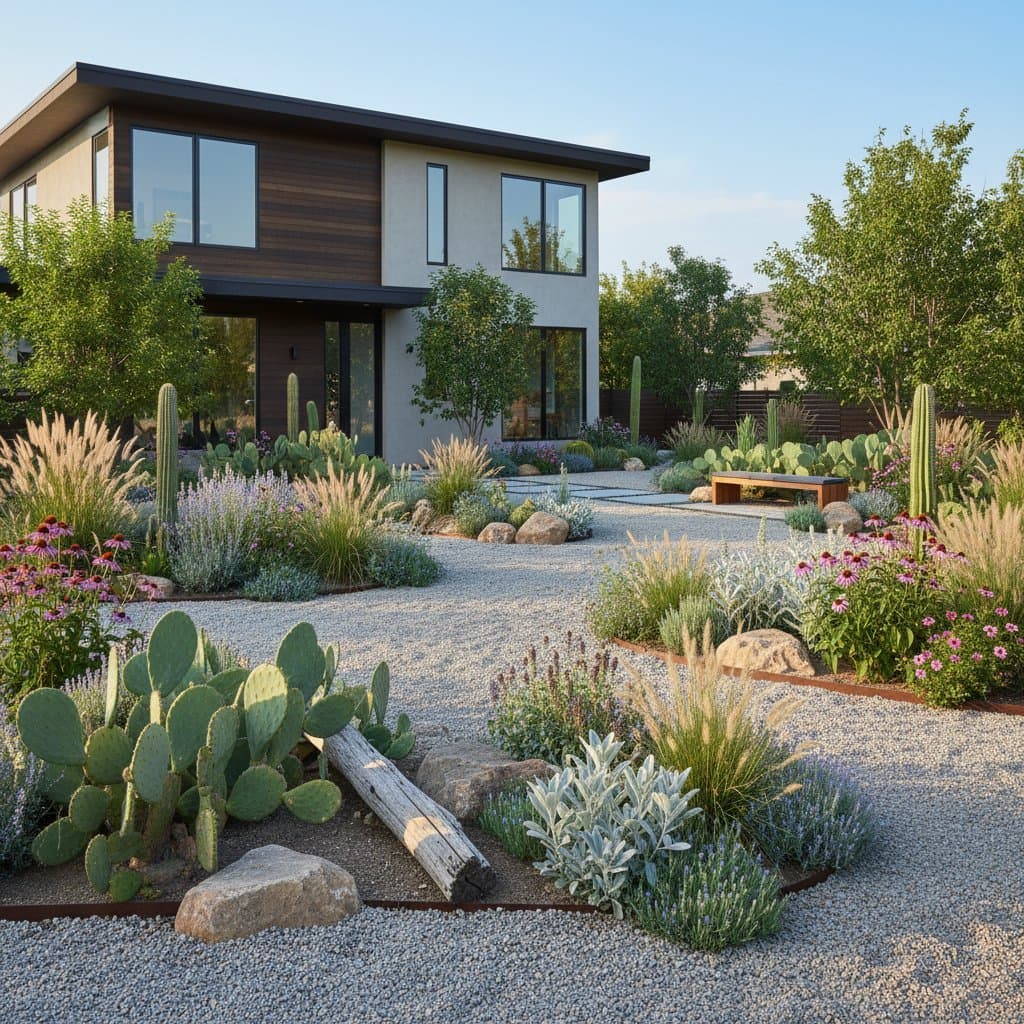 Image for Gravel Gardens Thrive on Neglect, Not Water