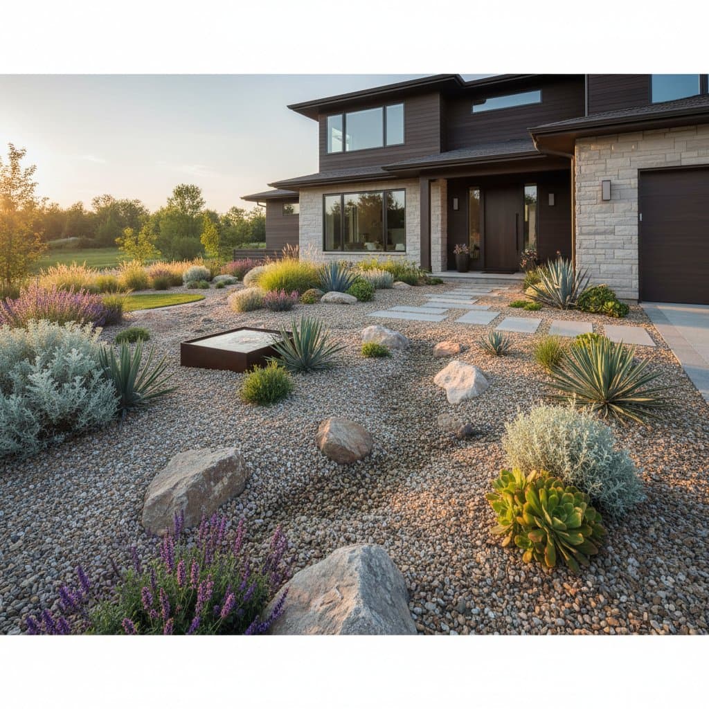 Image for Gravel Gardens Cut Water Bills Without Killing Curb Appeal