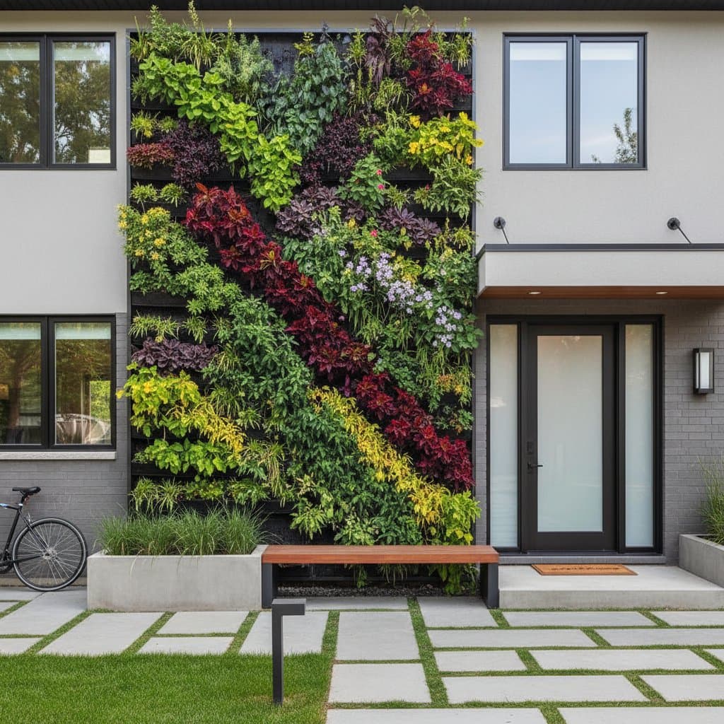 Image for Vertical Gardens Turn Small Front Yards Into Living Art