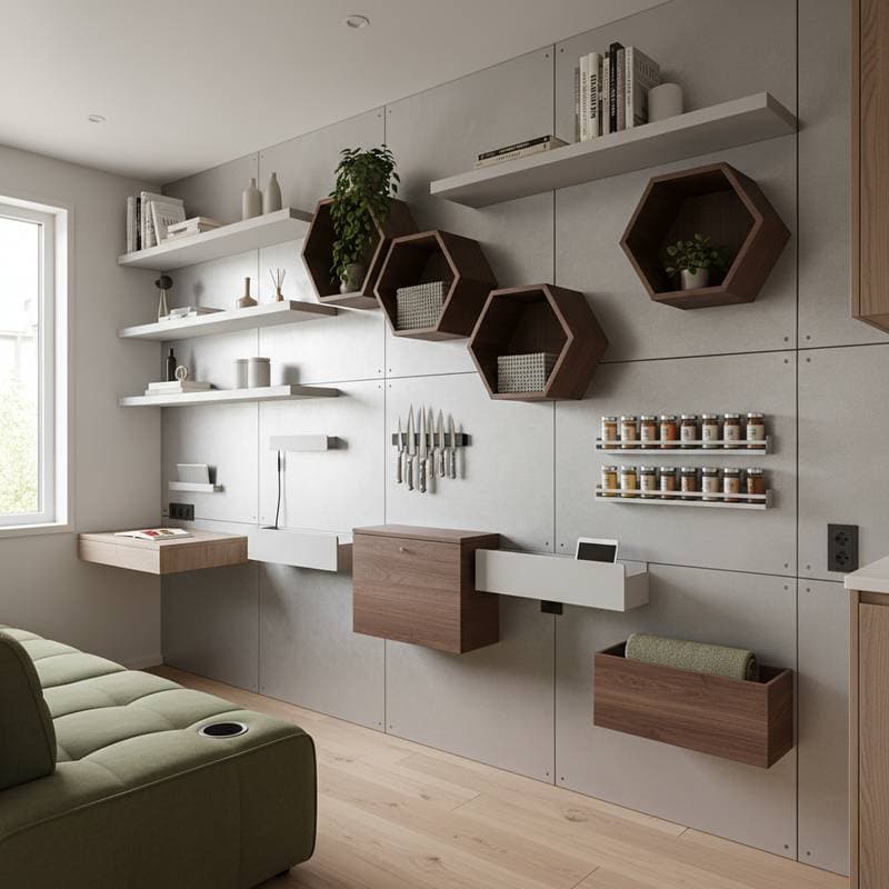 Image for Magnetic Modular Systems Transform Tiny Home Storage