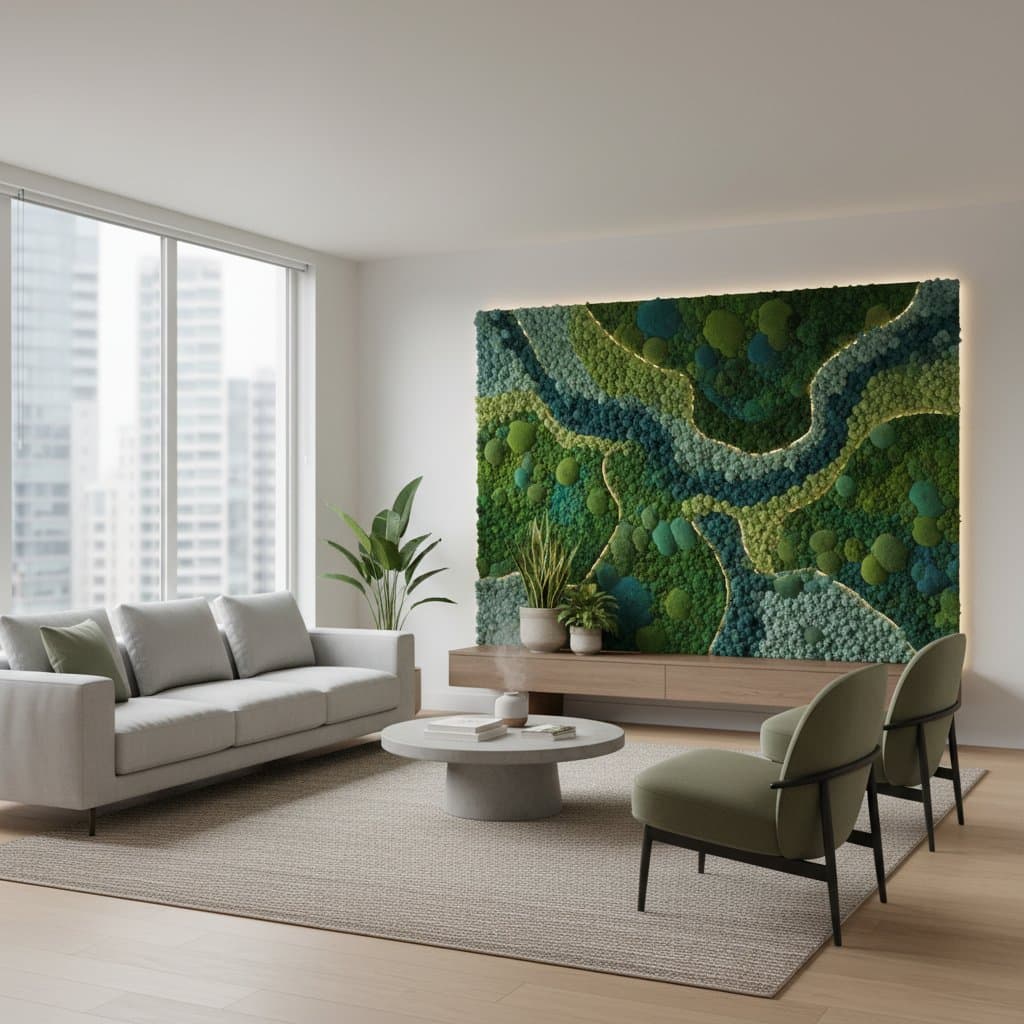 Image for Moss Walls Bring Country Air Quality to City Homes